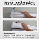 Ver imagem 6 de Persiana Rolo Double Vision Zebra 160larg X 160alt Cinza com Bando - Sala/ Escritório/quarto/sacada