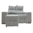 Ver imagem 5 de Sofá Retrátil Reclinável 2 Lugares 106x150cm Confortável