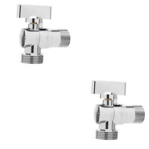 Kit C/ 2 Registro Torneira Esfera Maquina de Lavar 1/2x3/4