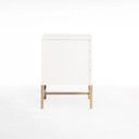 Ver imagem 4 de Mesa de Cabeceira Square 1 Gaveta 1 Nicho 60 Cm X 43 Cm X 40 Cm Branca