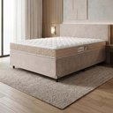 Ver imagem 2 de Colchão Casal Espuma D33 New Millenium 138x188x19cm Branco/Bege Hellen