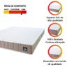 Colchão Casal Espuma D33 New Millenium 138x188x19cm Branco/bege Hellen - 3