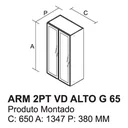Ver imagem 5 de Armario para Cozinha com Cristaleira e Balcão Kit Exclusive:grafite/preto