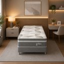 Ver imagem 3 de Colchão Solteiro Sr Life Vellus Ii Espuma D33 88x188x27cm Cinza