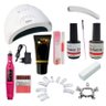 Kit Manicure Completo Lixa Pincel Polygel Cabine - 1