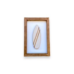 Quadro Prancha Branca Decoração Náutica de Parede - 2