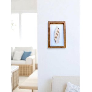 Quadro Prancha Branca Decoração Náutica de Parede