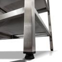 Ver imagem 4 de Mesa Aço Inox Industrial 140x60x90 Cm Plano Liso Nortinox Stander