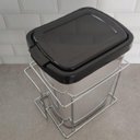 Ver mais imagens de Lixeira Para Cozinha Suprema Corrediça Deslizante Lateral 9 litros Cromado Dimec