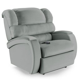 Poltrona do Papai Reclinável Kalie Controle Power Elétrico Fh9 Pu Cinza - Mpozenato - 4