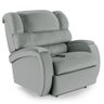 Poltrona do Papai Reclinável Kalie Controle Power Elétrico Fh9 Pu Cinza - Mpozenato - 4
