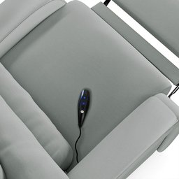 Poltrona do Papai Reclinável Kalie Controle Power Elétrico Fh9 Pu Cinza - Mpozenato - 10