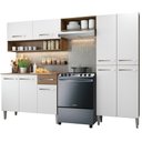 Ver imagem 3 de Armário de Cozinha Compacta Emilly Pop com Balcão Branco