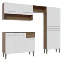 Ver imagem 6 de Armário de Cozinha Compacta Emilly Pop com Balcão Branco