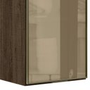 Ver imagem 6 de Armario Aereo 1 Porta 40CM Vidro Reflecta Em MDF Kali Premium 12202x61 Amendoa Nicioli