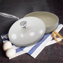 Ver imagem 1 de Jogo de Panelas Antiaderente Cerâmica Cuisine Retrô Pérola