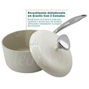Ver imagem 2 de Jogo de Panelas Antiaderente Cerâmica Cuisine Retrô Pérola