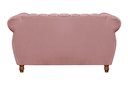 Ver imagem 3 de Namoradeira Decorativa Chesterfield Sofá Realeza Vintage - Veludo Rosê