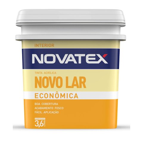 Tinta Acrílica Novatex Econômica Fosca Gelo 3,6l Luztol