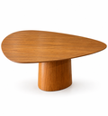 Ver imagem 2 de Mesa de Jantar Orgânica Canya Freijó 80x85cm com Base Central