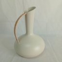 Ver mais imagens de Vaso Garrafa Decorativo Enfeite Home&Co Metal 20x14x14cm Creme