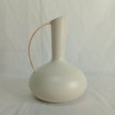 Ver imagem 3 de Vaso Garrafa Decorativo Enfeite Home&Co Metal 20x14x14cm Creme