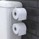 Ver imagem 5 de Porta Papel Higiênico Duplo para Caixa Acoplada Branco F.arm