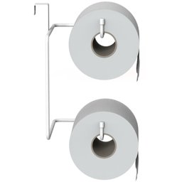 Porta Papel Higiênico Duplo para Caixa Acoplada Branco F.arm - 4