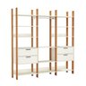Guarda Roupa Closet Industrial Modulado 3 Peças 4 Gavetas 217,2cm 100% MDF   - 2