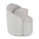 Ver imagem 5 de Sofá 5 Lugares para Sala de Estar Living 300cm Theo D06 Bouclê Creme - Mpozenato