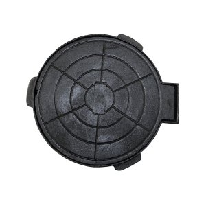 Tampa Tampão de Chão Passagem Articulado Ferro Fundido 32cm UNICLÁUDIO 00283e38CMUC