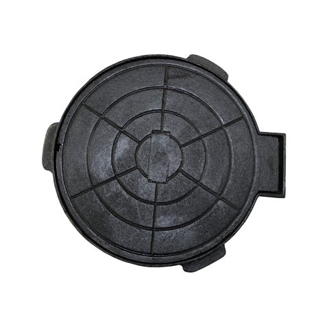 Tampa Tampão de Chão Passagem Articulado Ferro Fundido 32cm UNICLÁUDIO 00283e38CMUC