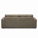 Ver imagem 6 de Sofá 3 Lugares Couro Oliva Moss Taupe Legitimo 235cm Natural Premium Adel Dekorien