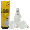 Ver imagem 3 de Kit Badminton Profissional Raquete Fibra Carbono + Peteca