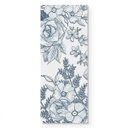 Ver imagem 3 de Adesivo de Porta - Floral Relevo Azul