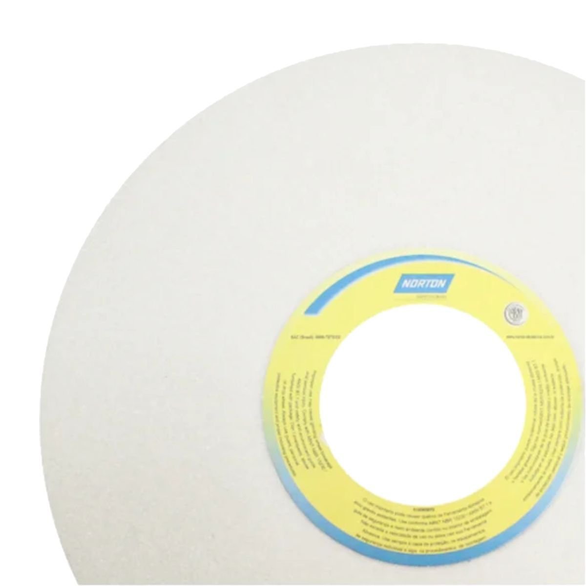 Rebolo Reto para Ferramentaria 12" X 1" X 3" Art 38a Norton:60/branco - 2