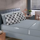 Ver imagem 2 de Jogo de Cama Buettner Queen Malha Basic Eliezer 3 Pçs Preto