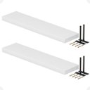 Ver mais imagens de Kit 02 Prateleiras Suporte Embutido 60x14x3cm Branca Conceito