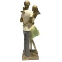 Ver mais imagens de Escultura Figura Decorativa em Resina Linda Família Dourado Espressione Estatua Família, Escultura R