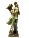 Ver imagem 1 de Escultura Figura Decorativa em Resina Linda Família Dourado Espressione Estatua Família, Escultura R
