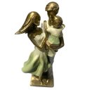 Ver imagem 2 de Escultura Figura Decorativa em Resina Linda Família Dourado Espressione Estatua Família, Escultura R