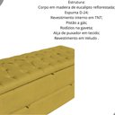 Ver imagem 2 de Calçadeira Baú Sapateira 160cm Ayla Veludo Capitonê