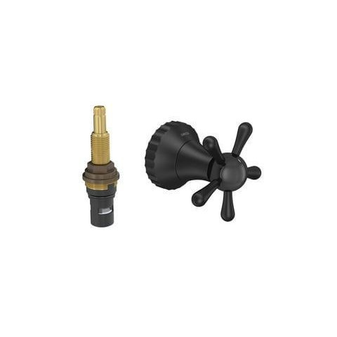 Acabamento Registro Pressao 1/2 , 3/4, Perola Black Matte - Deca Deca Metais