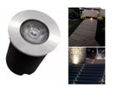 Ver imagem 1 de Embutido Solo 1w Balizador Led Blindado Ip67 Inox Spot Chão Piso