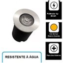 Ver imagem 3 de Embutido Solo 1w Balizador Led Blindado Ip67 Inox Spot Chão Piso