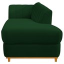Ver imagem 3 de Kit Diva Recamier Vanessa 160cm Lado Direito e 01 Poltrona Laura Suede Cor Verde