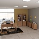 Ver imagem 3 de Conjunto para Escritório 6 Peças Amêndoa Tecnomobili