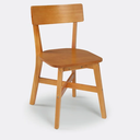 Ver imagem 1 de Cadeira de Madeira Paris Cor Mel