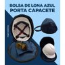 Bolsa de Lona Porta Capacete de Segurança Mixseg Azul Marinho - 2