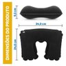 Kit com 10 Travesseiro Viagem Almofada Apoio Cabeça Pescoço - 6